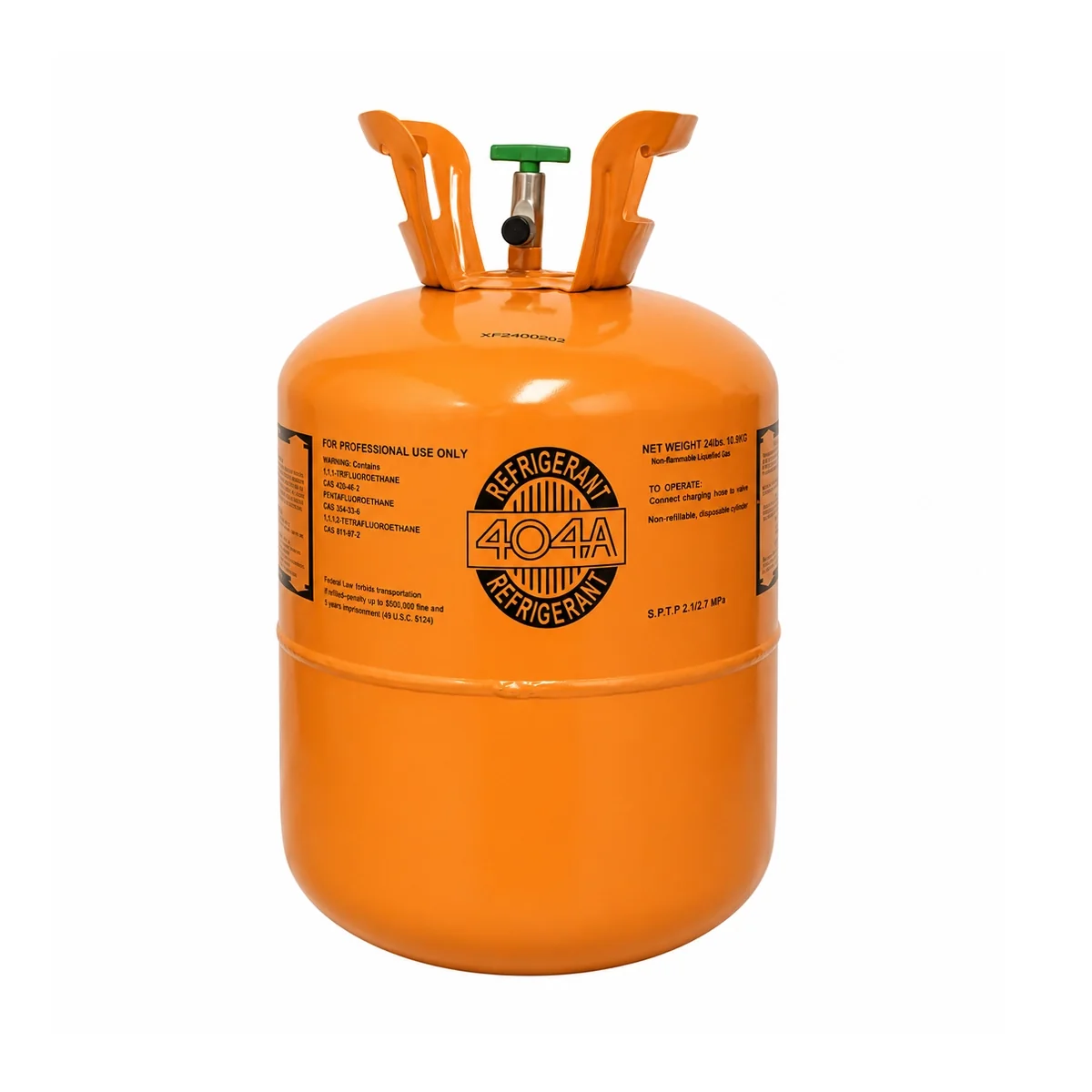 Réfrigérant R404A – 10.9 kg (24 lb) Bouteille de Gaz